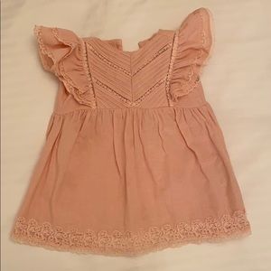 Zara pink baby girl dress